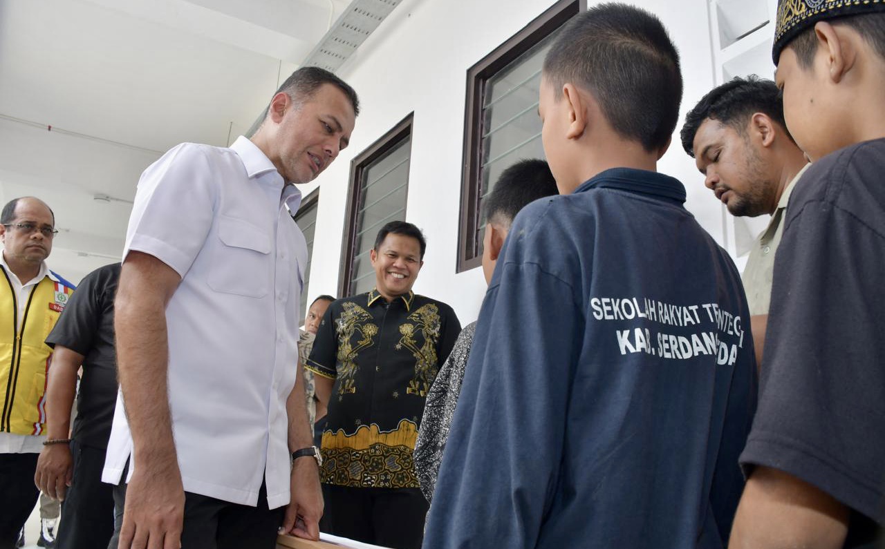 Ijeck Tinjau Sekolah Rakyat di Serdang Bedagai: Presiden Prabowo Memberikan Harapan Baru Pada Pendidikan Indonesia