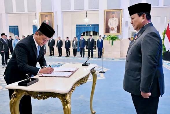 Presiden Prabowo Lantik Sarmuji sebagai Menteri Perindustrian