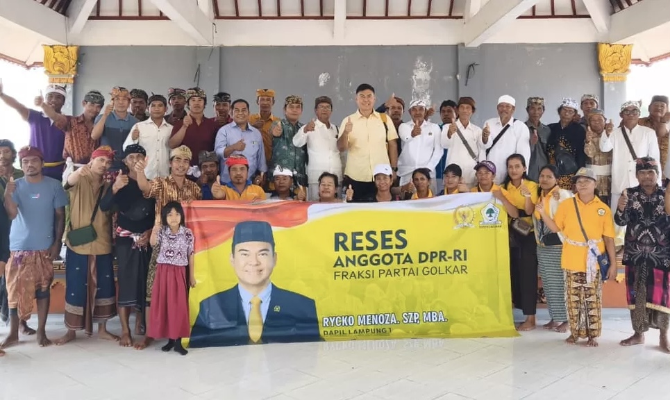 Reses di Lampung Selatan, Rycko Menoza Tampung Aspirasi Warga soal MBG hingga Pertanian