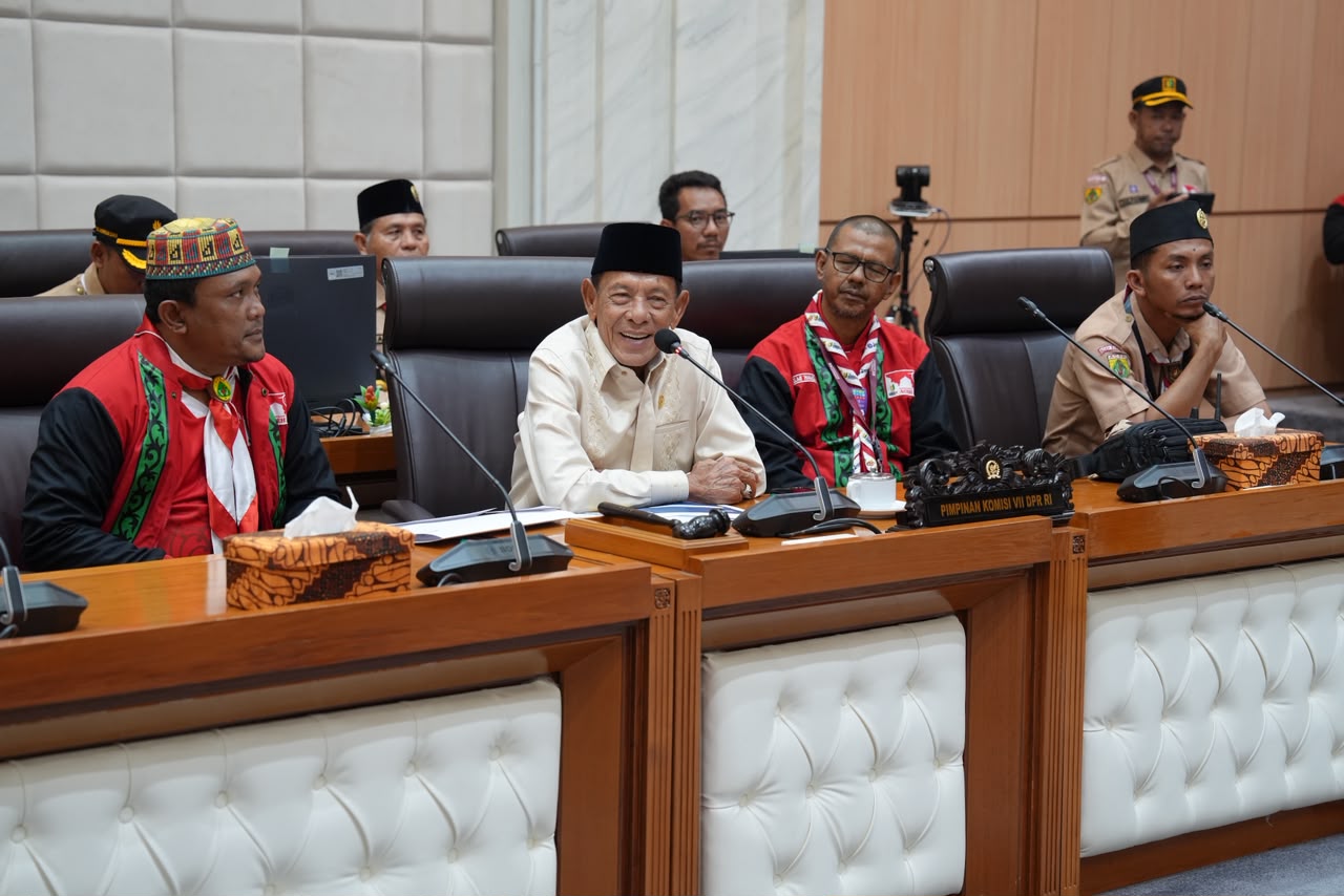 Kunjungan Kontingen Pramuka Aceh di Gedung DPR RI, Ampon Bang: Mereka Adalah Pemimpin Masa Depan Bangsa